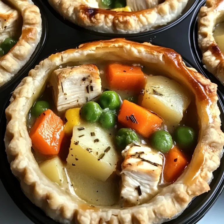 Muffin Tin Chicken Pot Pies for Cozy Comfort Food Cravings
