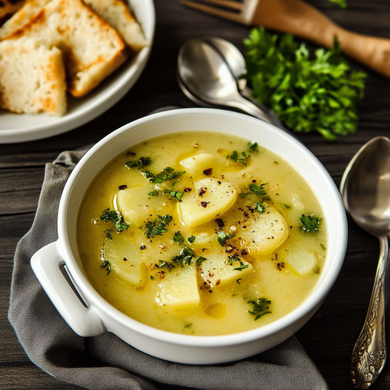 Creamy Roasted Garlic Potato Soup Recipe to Savor