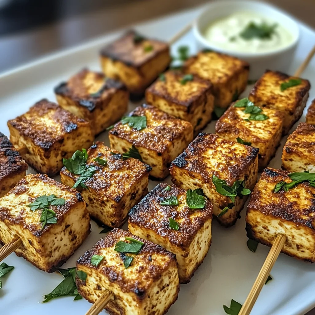 Savor the Flavor: Homemade Middle Eastern Tofu Kebabs