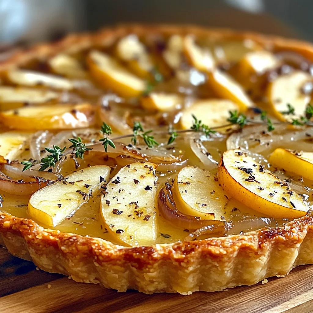 Savory Apple Thyme Tart: A Quick Comfort Food Delight