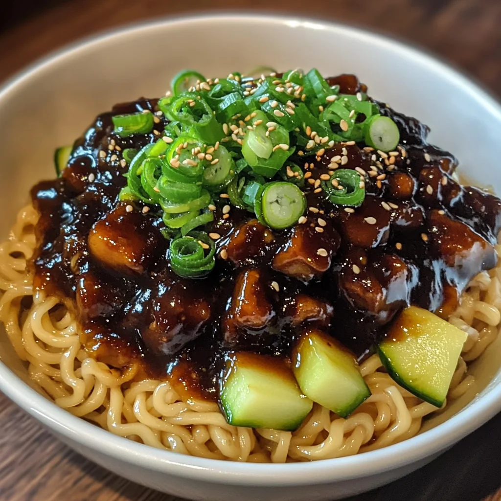 Savory Jajangmyeon: Your New Favorite Comfort Dish