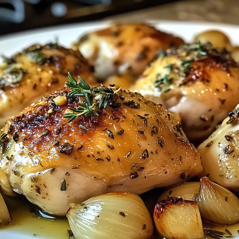 Savory Oven-Roasted French Garlic Chicken That's Simply Irresistible