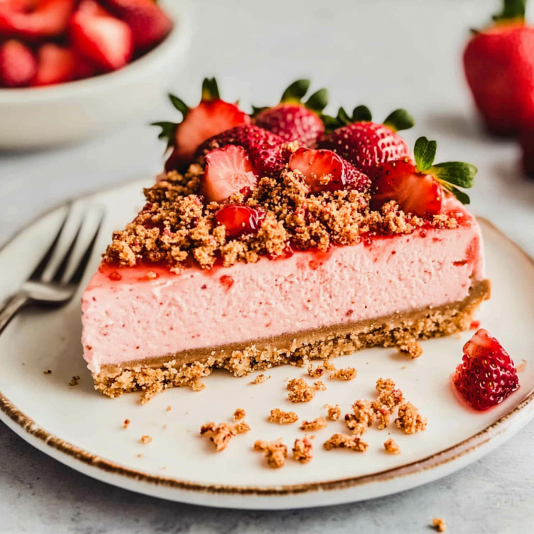 Irresistible Strawberry Crunch Cheesecake Recipe to Try