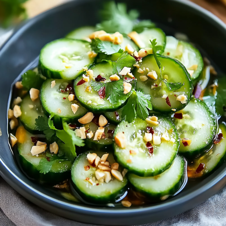 Refreshing Thai Cucumber Salad – Easy & Flavorful Side Dish