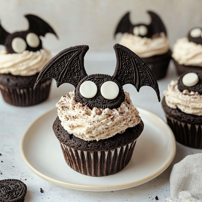 Spooky Vegan Oreo Bat Cupcakes – Irresistibly Delicious T…