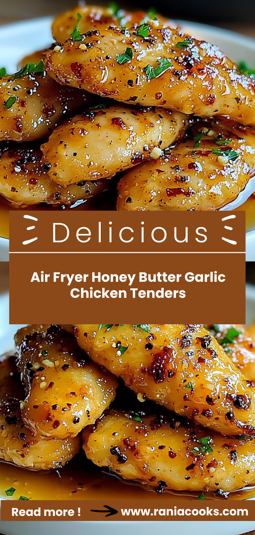 Air Fryer Honey Butter Garlic Chicken Tenders