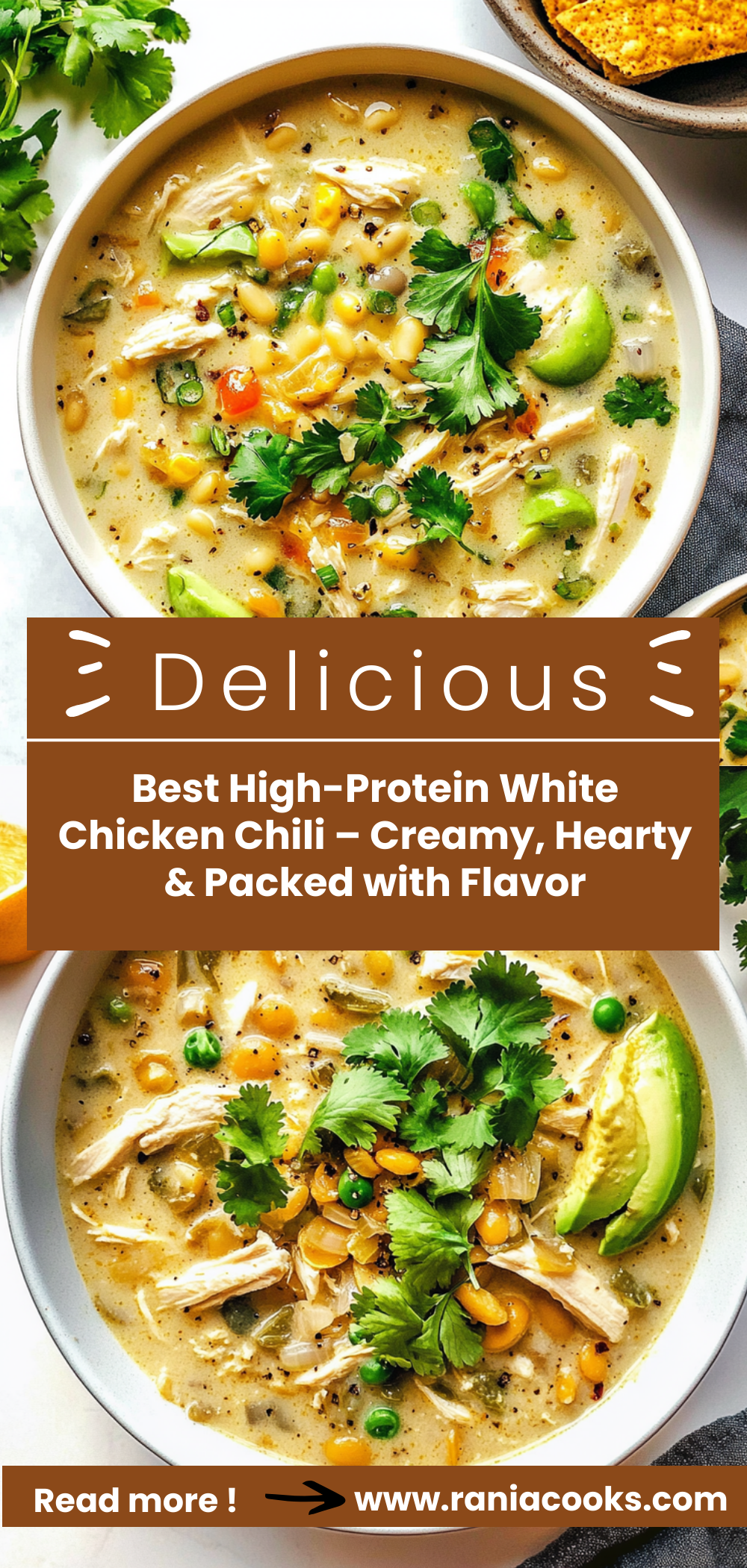 Best High-Protein White Chicken Chili – Creamy, Hearty & Packed with Flavor