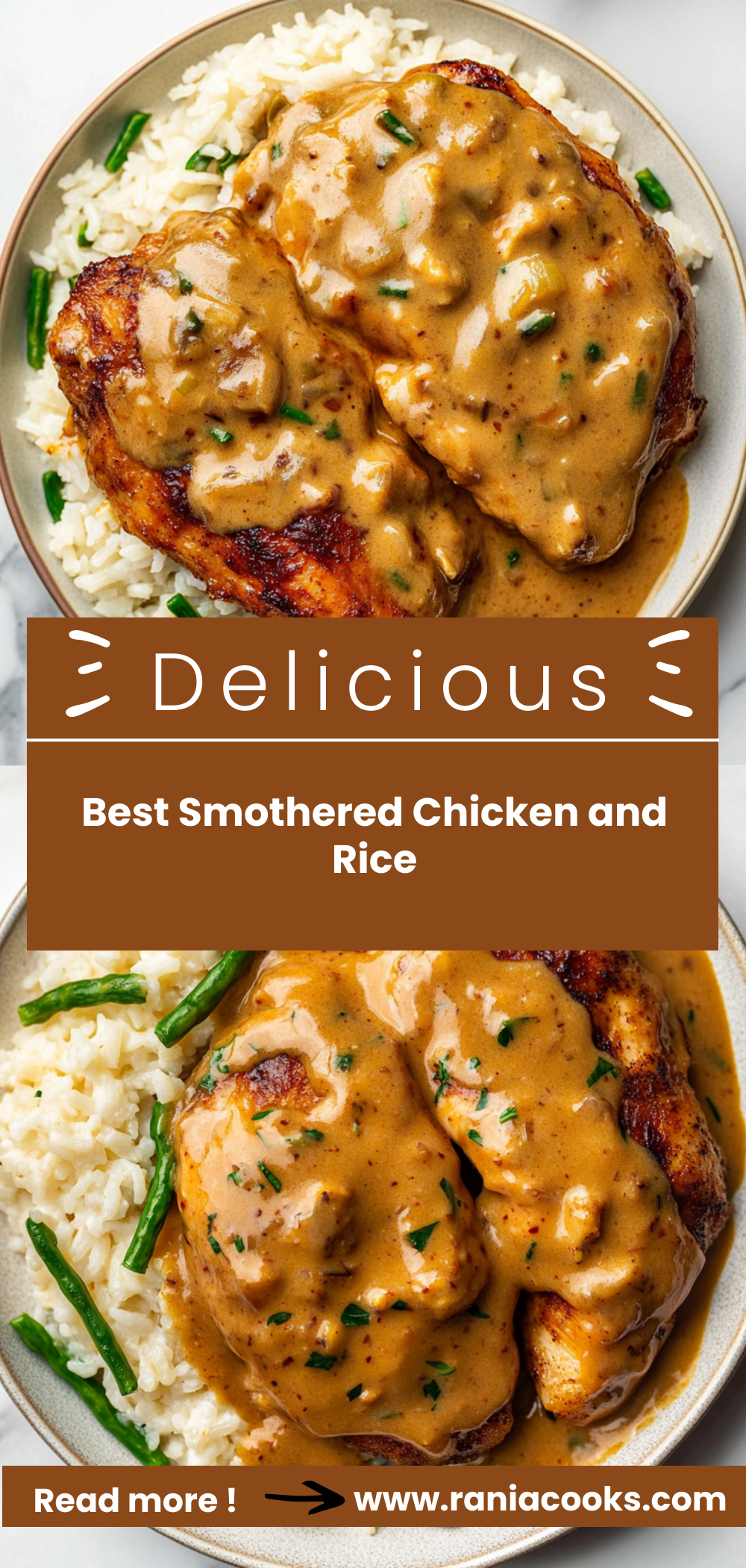 Best Smothered Chicken and Rice
