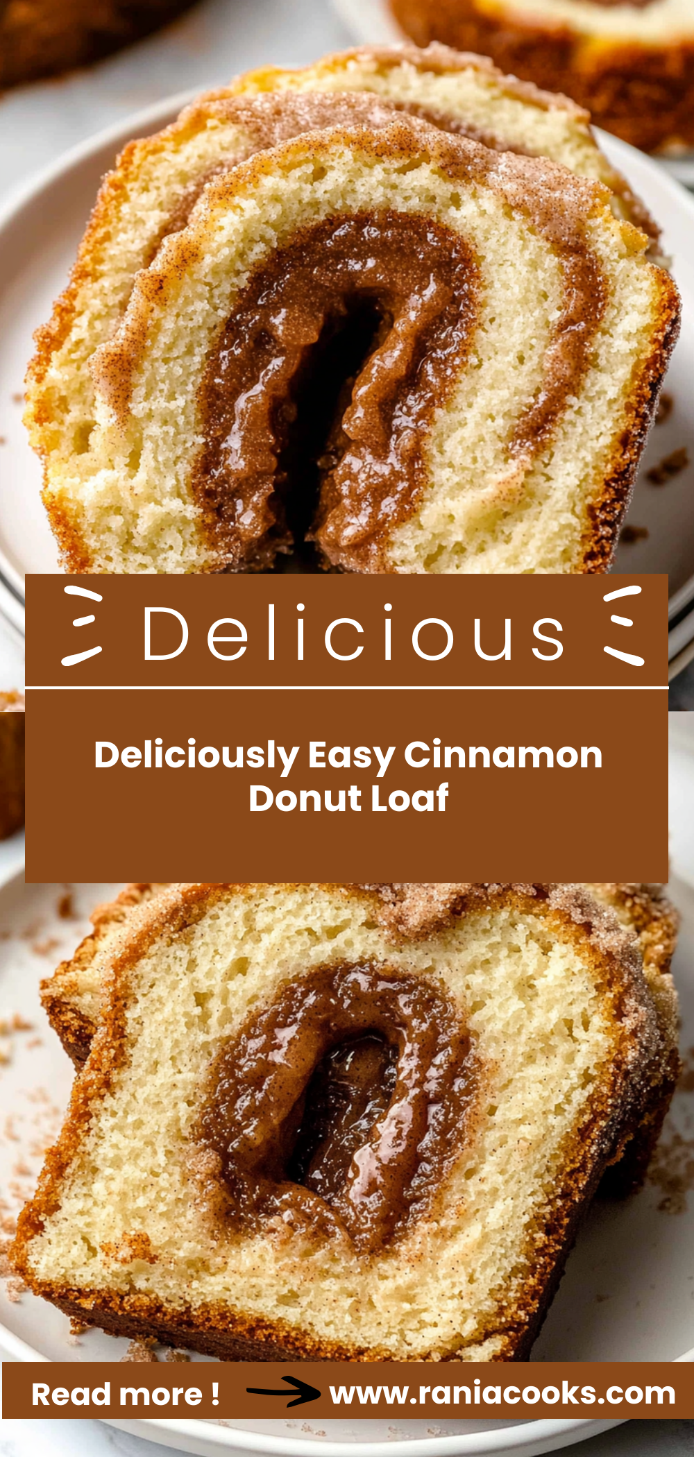 Deliciously Easy Cinnamon Donut Loaf
