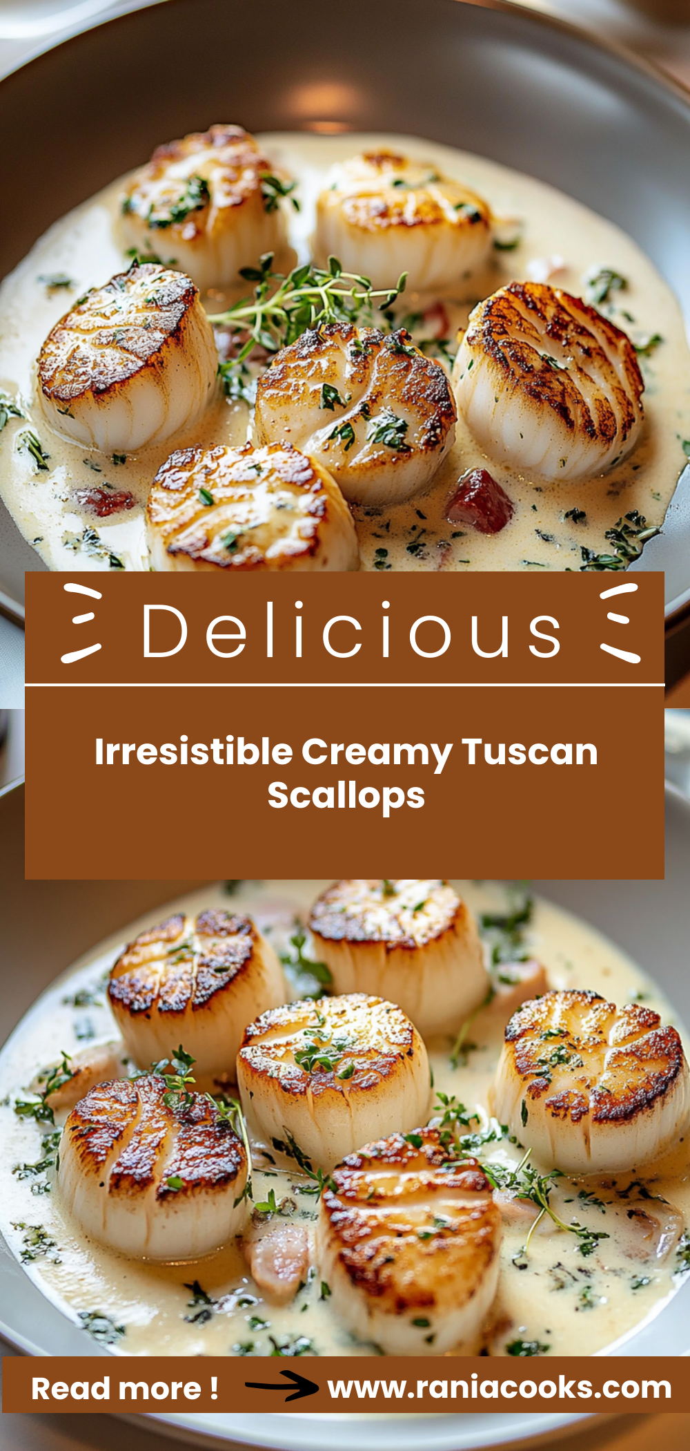Irresistible Creamy Tuscan Scallops