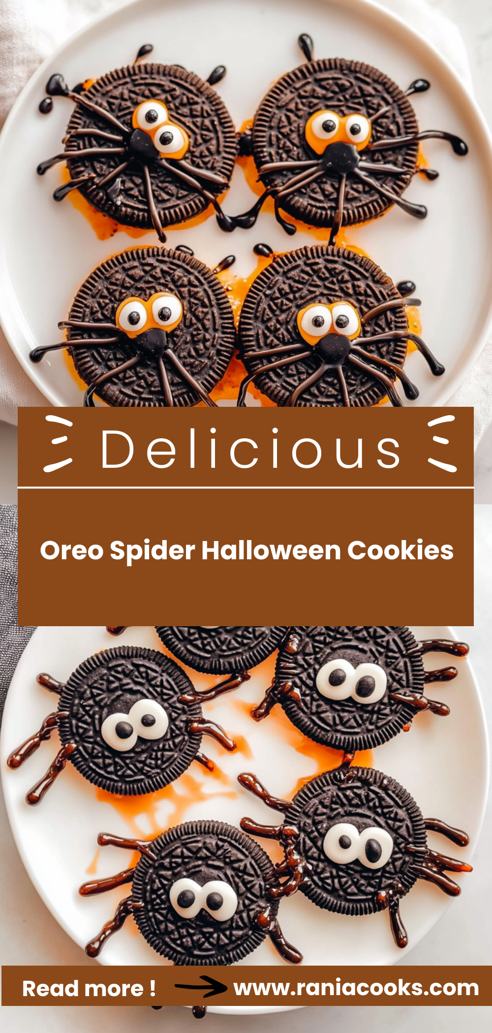 Oreo Spider Halloween Cookies