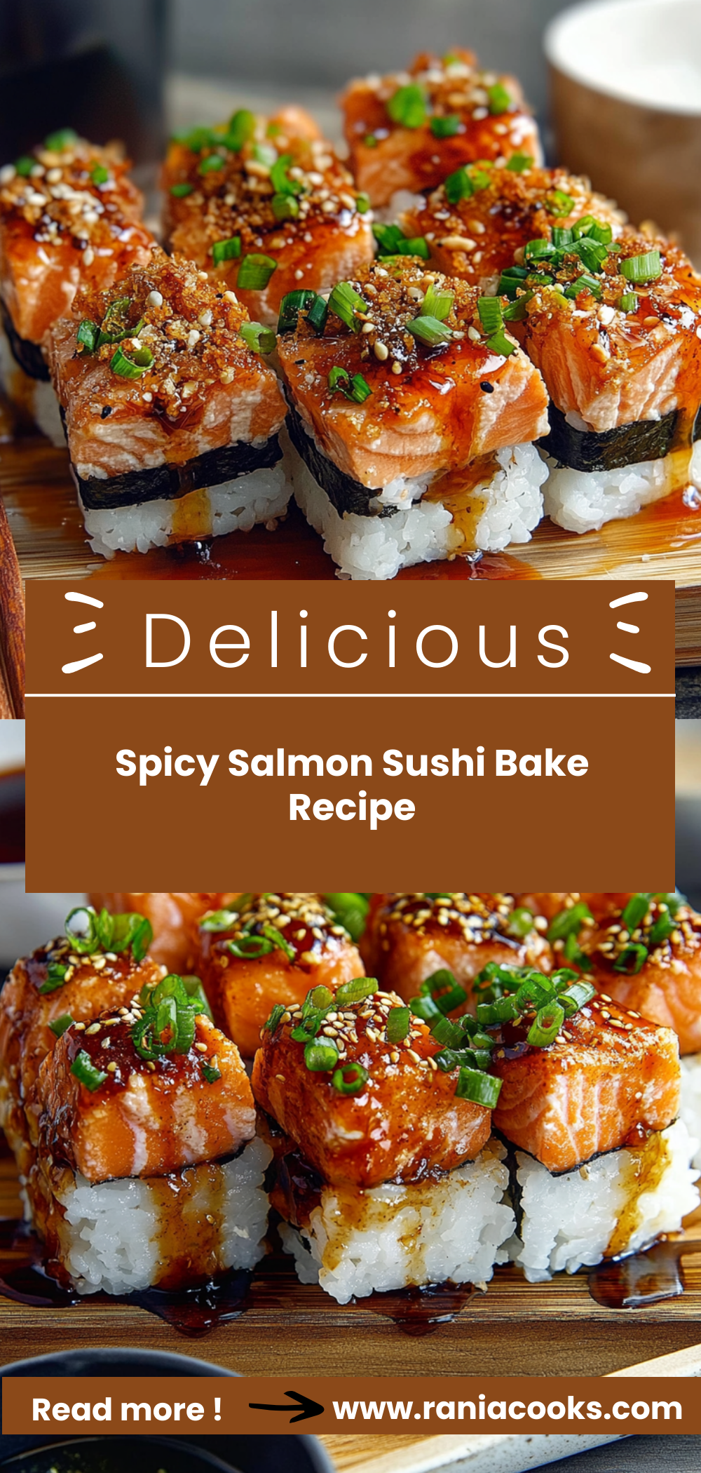 Spicy Salmon Sushi Bake Recipe