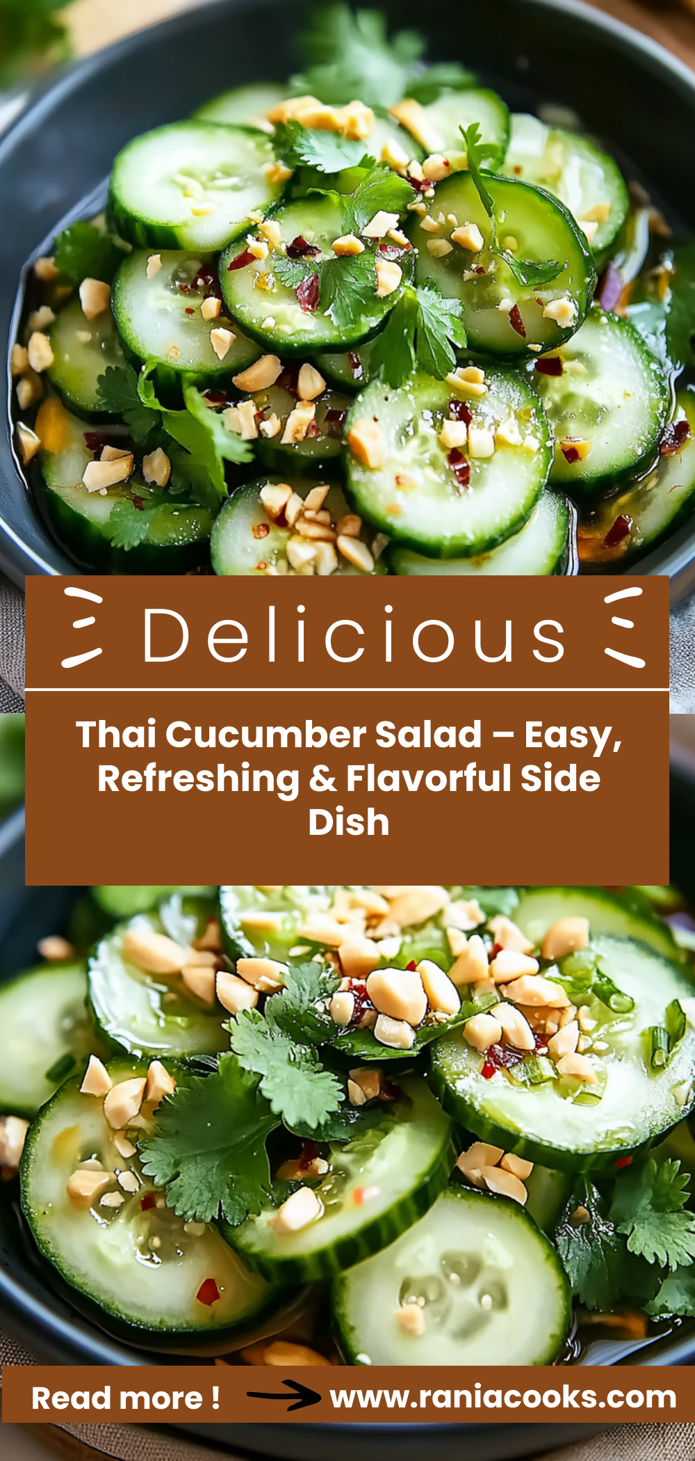 Thai Cucumber Salad – Easy, Refreshing & Flavorful Side Dish