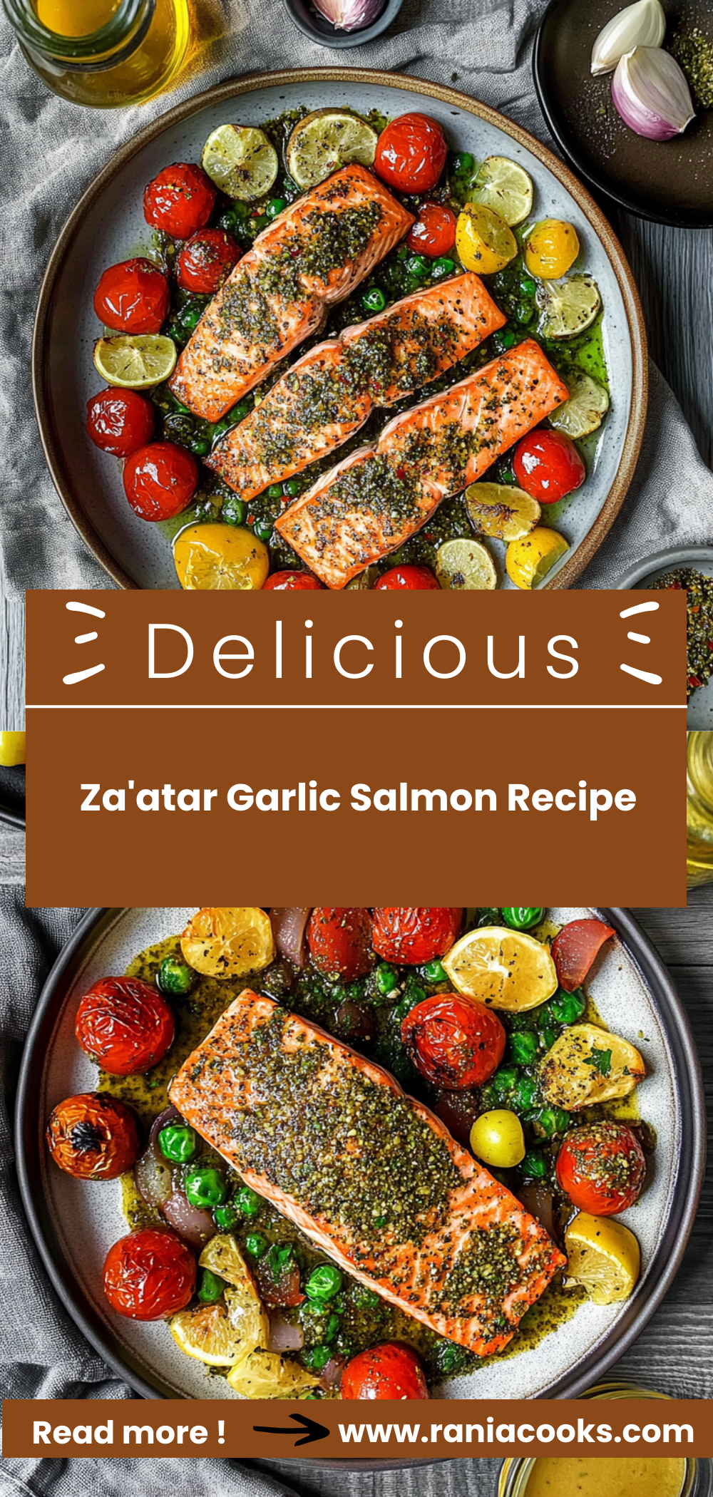 Za'atar Garlic Salmon Recipe