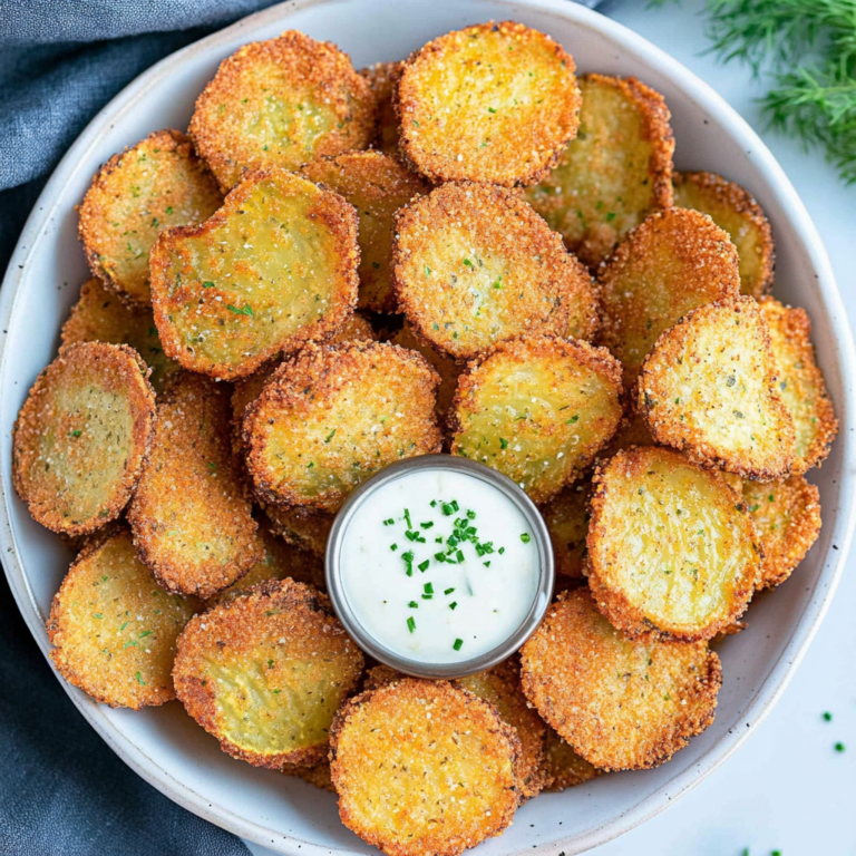 Crispy Air Fryer Pickle Chips Recipe You’ll Love!