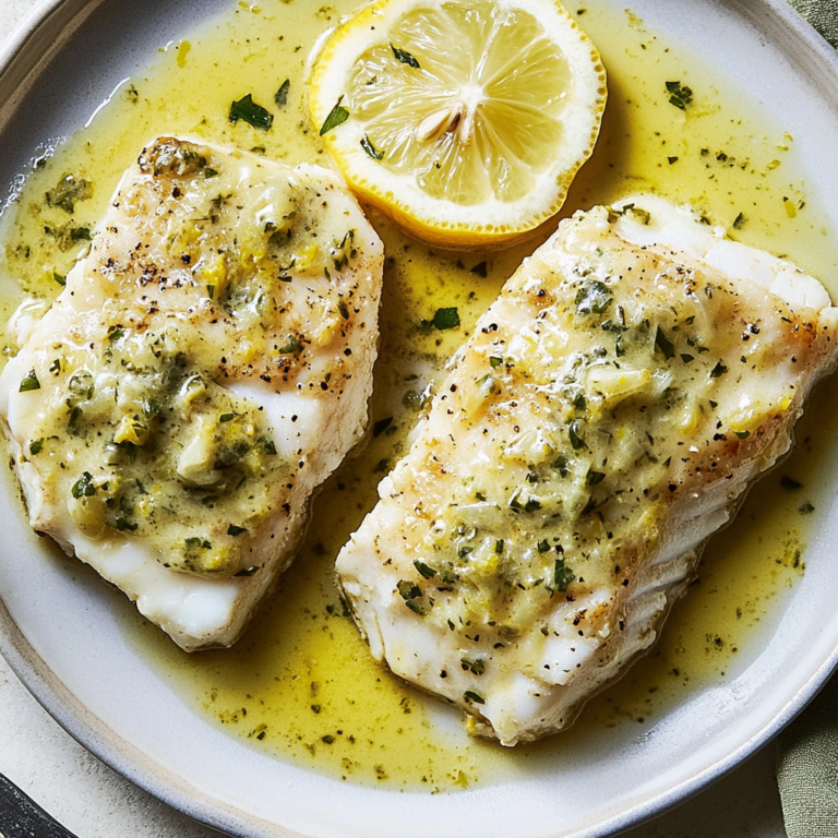 Irresistible Baked Cod in Coconut Lemon Cream Sauce