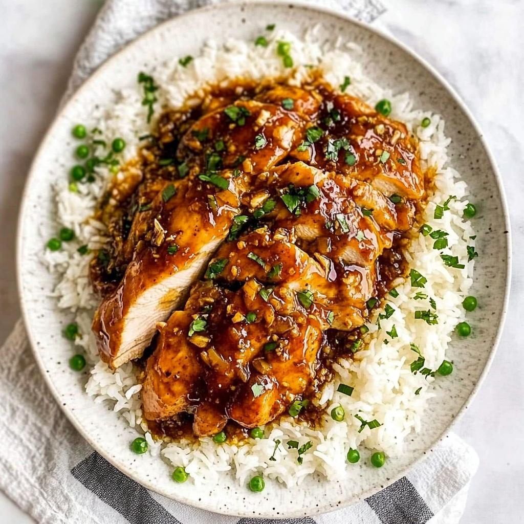 Irresistible Caramelised Soy Chicken in Garlic Ginger Broth