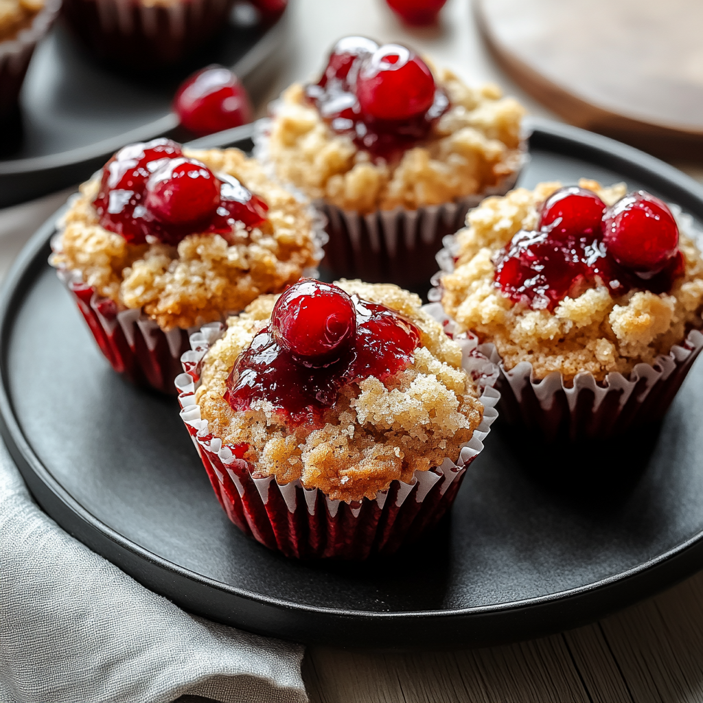 Irresistible Cherry Cobbler Muffins to Delight Your Taste…