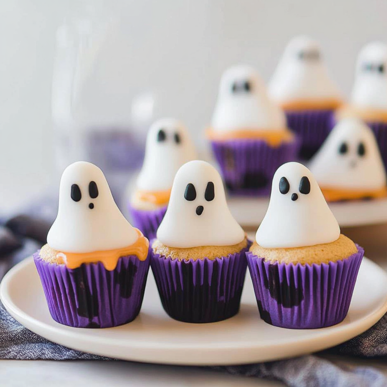 Spooktacular Halloween Ghost Cupcakes Recipe You’ll Love