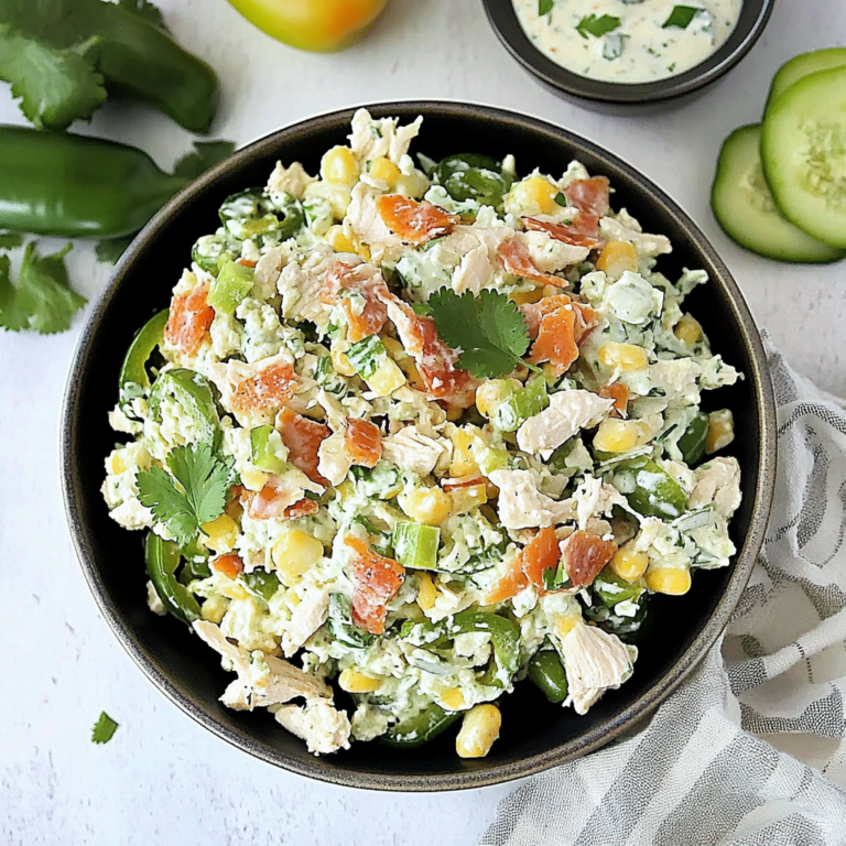 Irresistible Keto Jalapeno Popper Chicken Salad Recipe