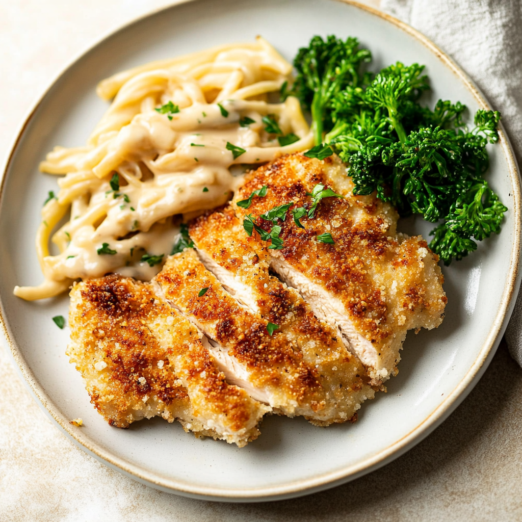 Crispy Parmesan Crusted Chicken: Quick & Delicious Recipe