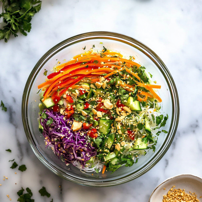 Irresistible Spring Roll Salad with Spicy Ginger Dressing