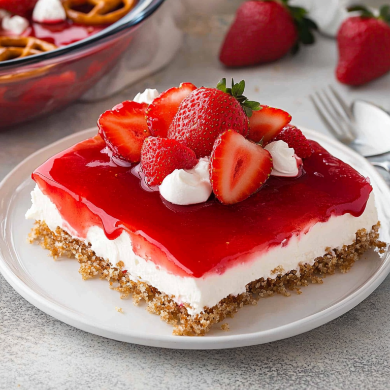 Irresistible Strawberry Pretzel Salad Recipe to Savor