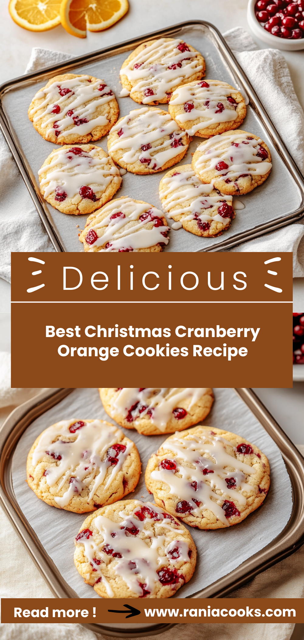 Best Christmas Cranberry Orange Cookies Recipe