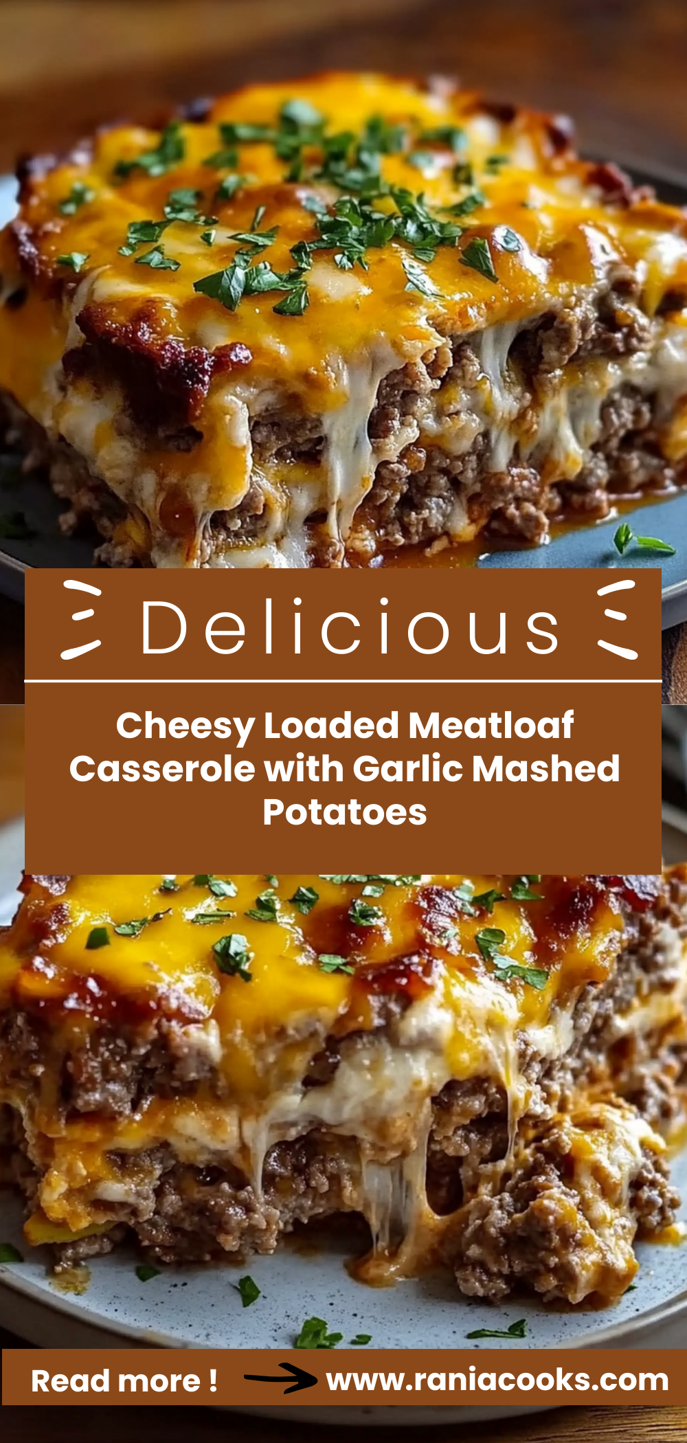 Cheesy Loaded Meatloaf Casserole