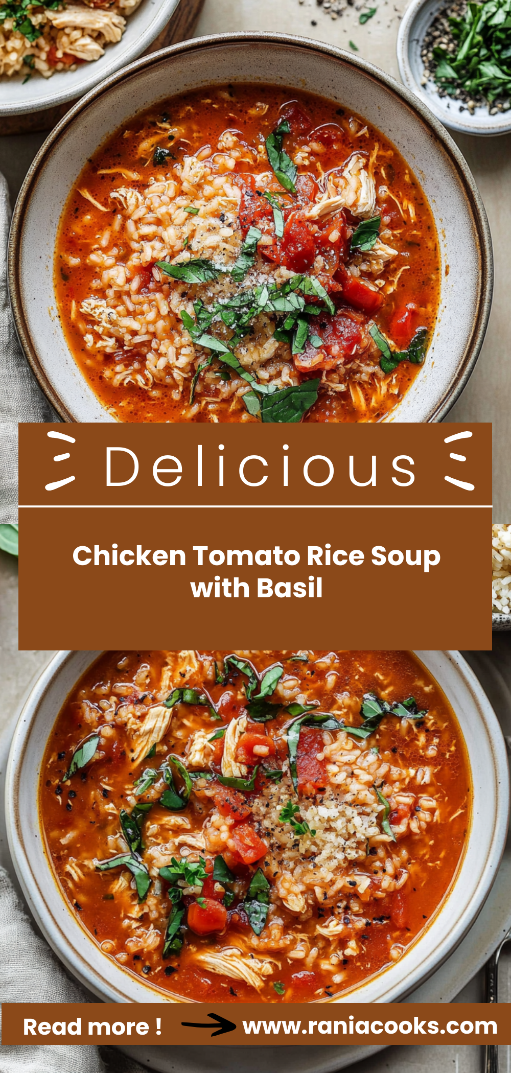 Chicken Tomato Rice Soup