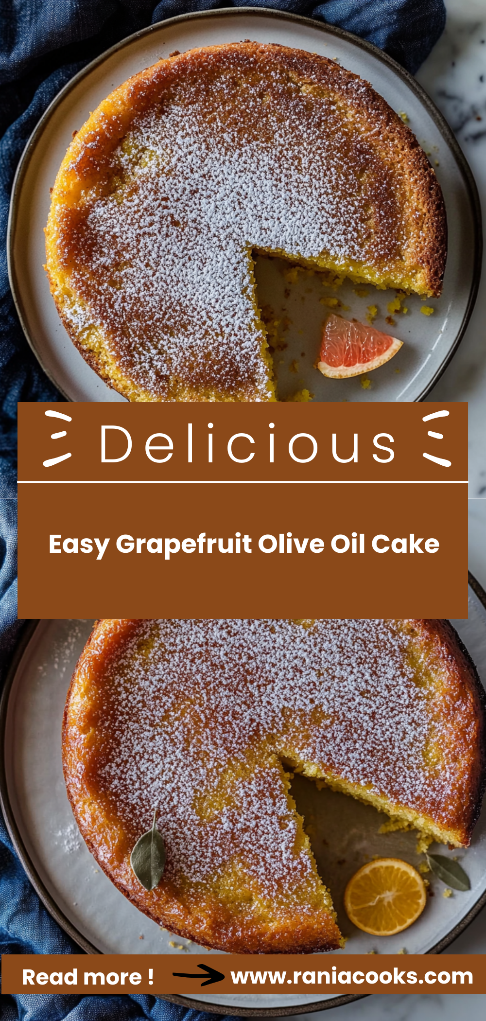 Easy Grapefruit Olive Oil Cake