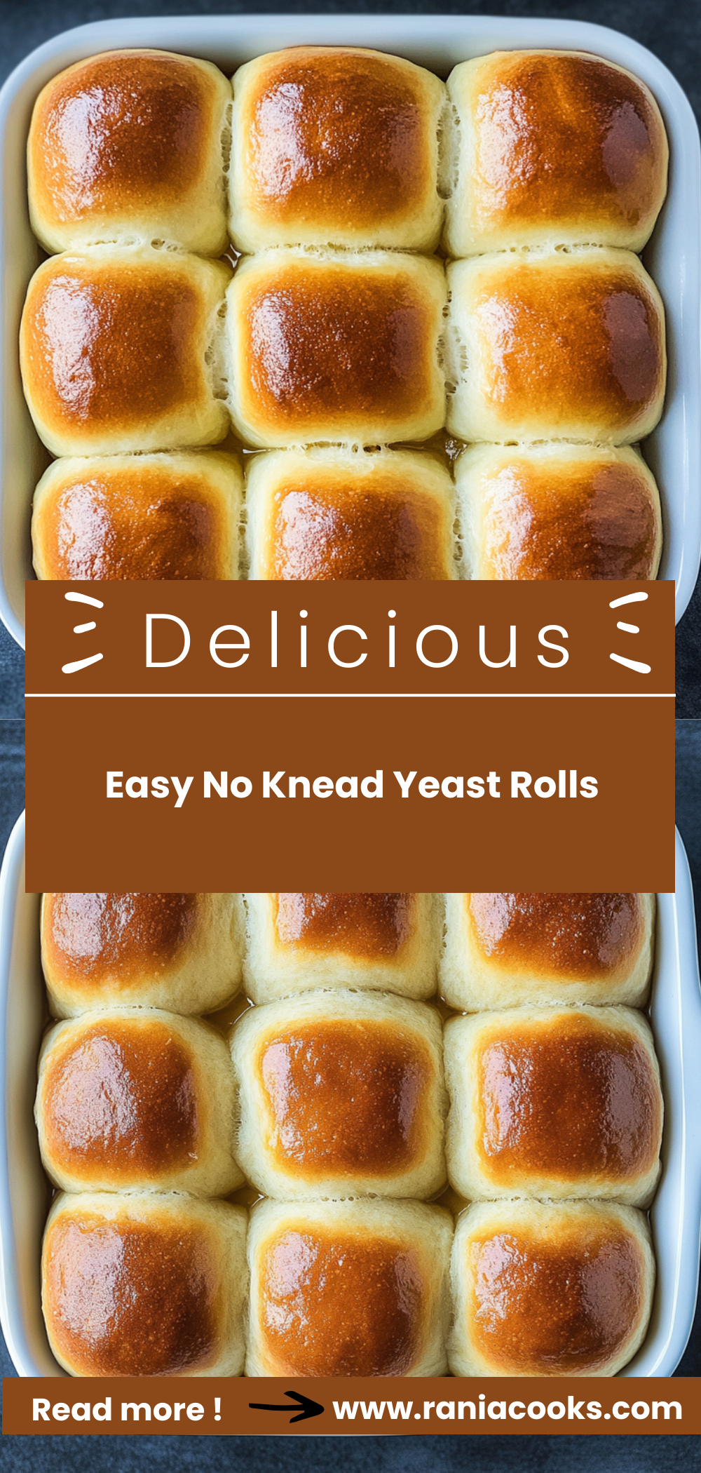 Easy No Knead Yeast Rolls