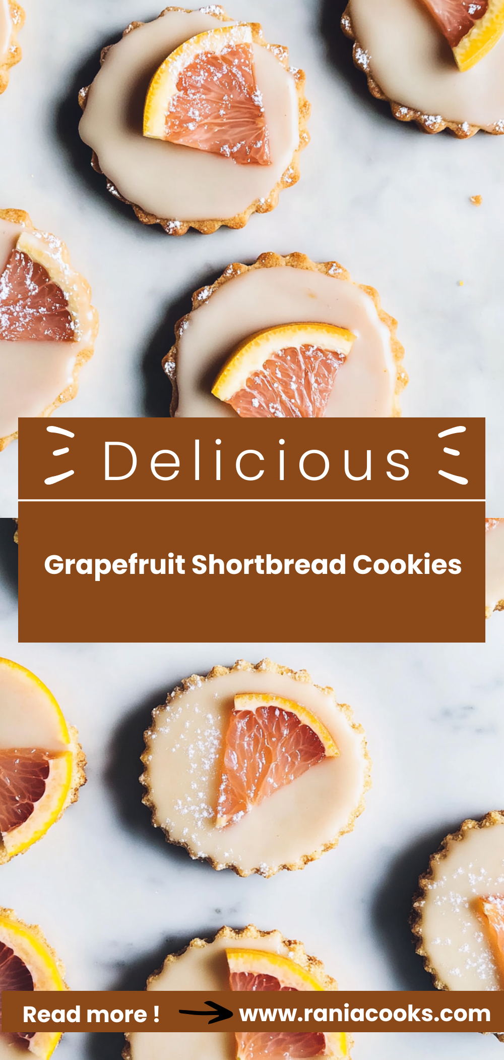Grapefruit Shortbread Cookies