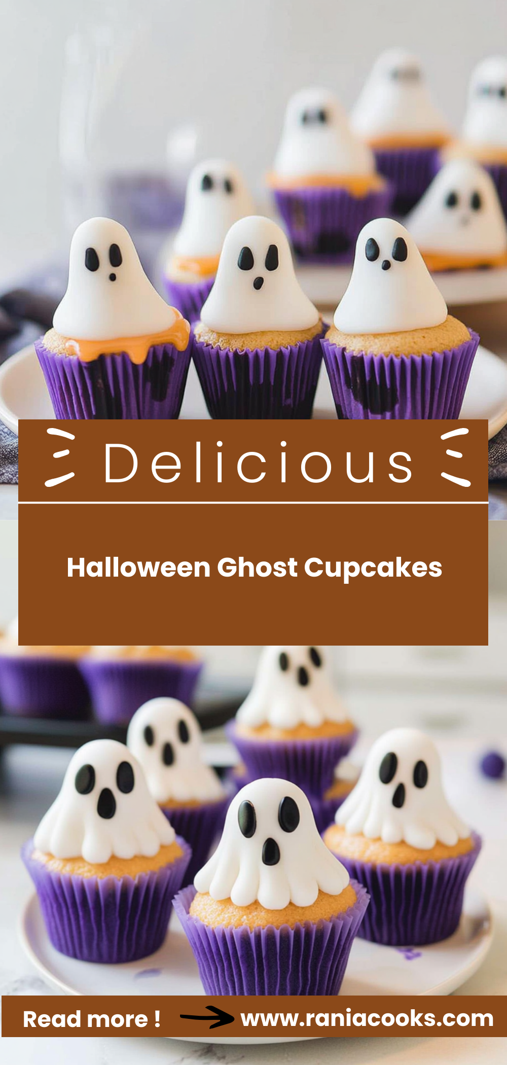 Halloween Ghost Cupcakes