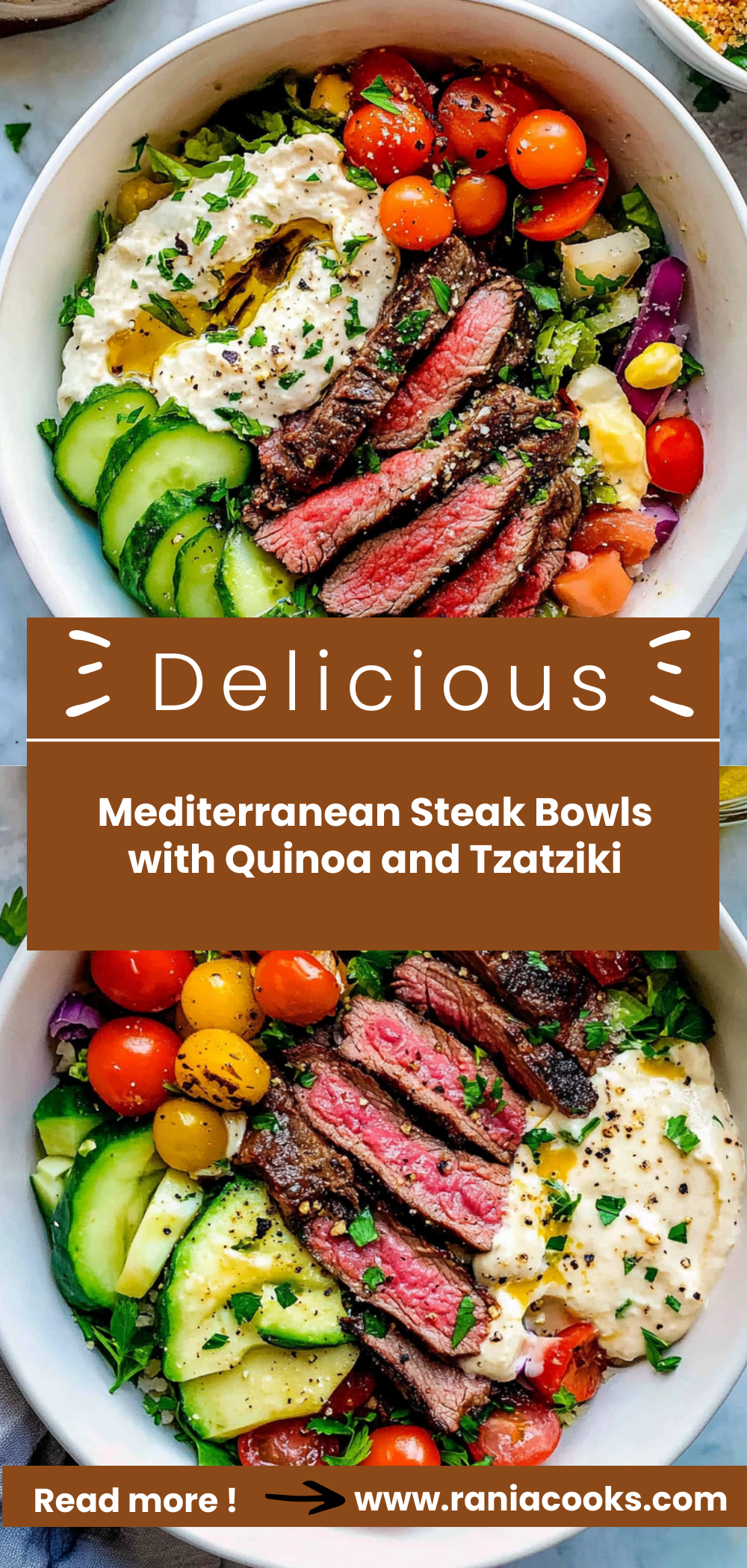 Mediterranean Steak Bowls