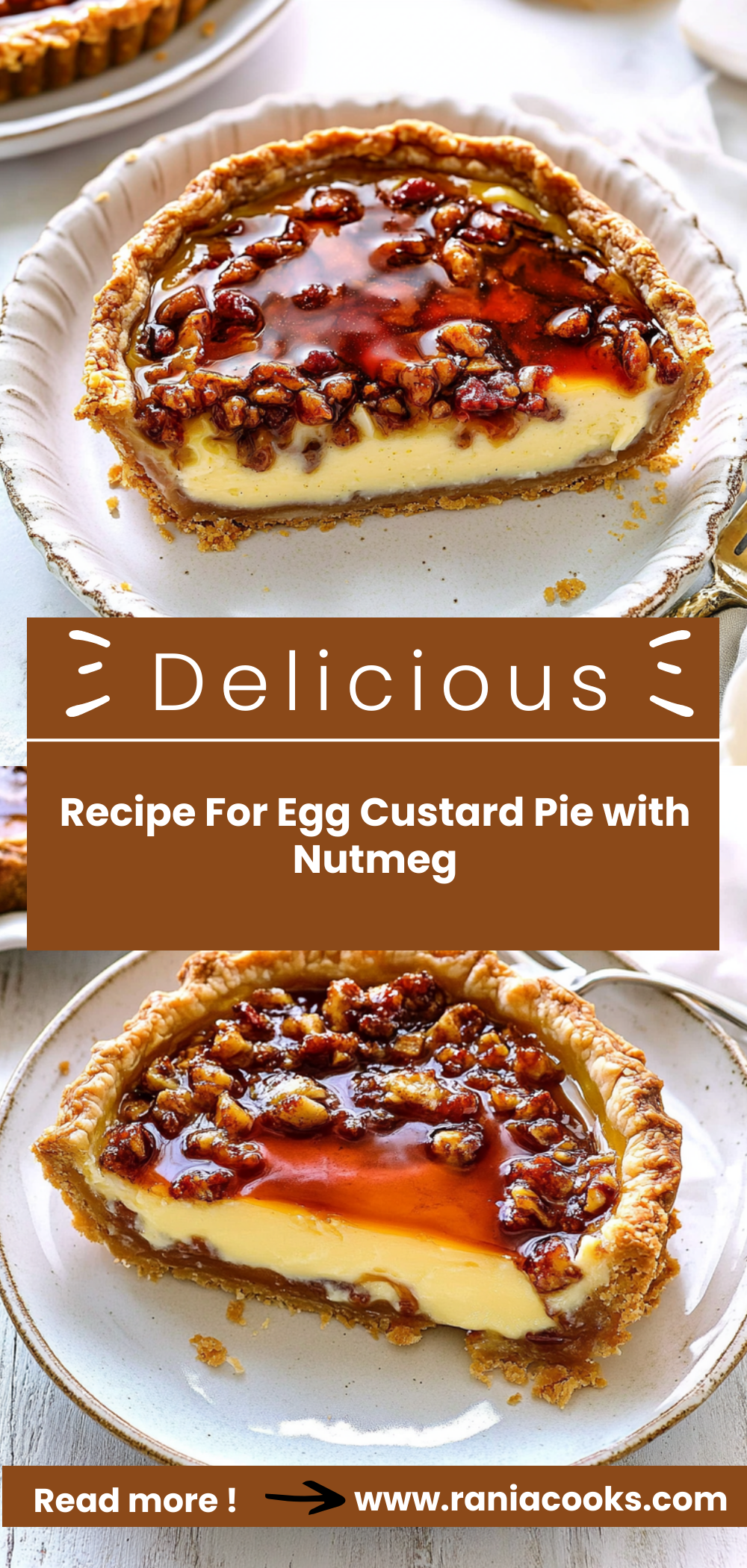 Recipe For Egg Custard Pie