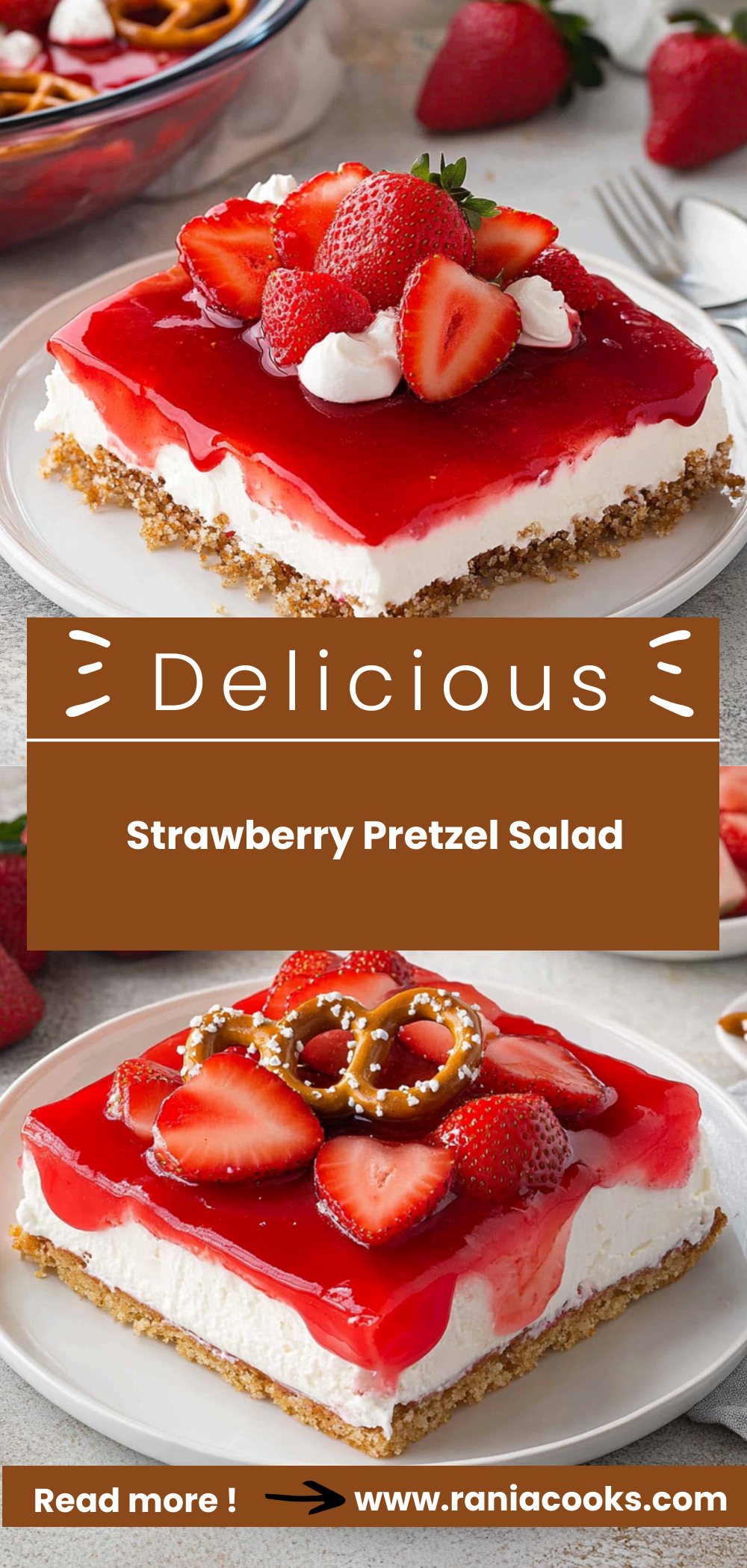 Strawberry Pretzel Salad