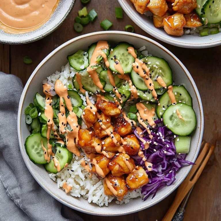 Bang Bang Chicken Bowl: Spicy, Creamy, and Satisfying!