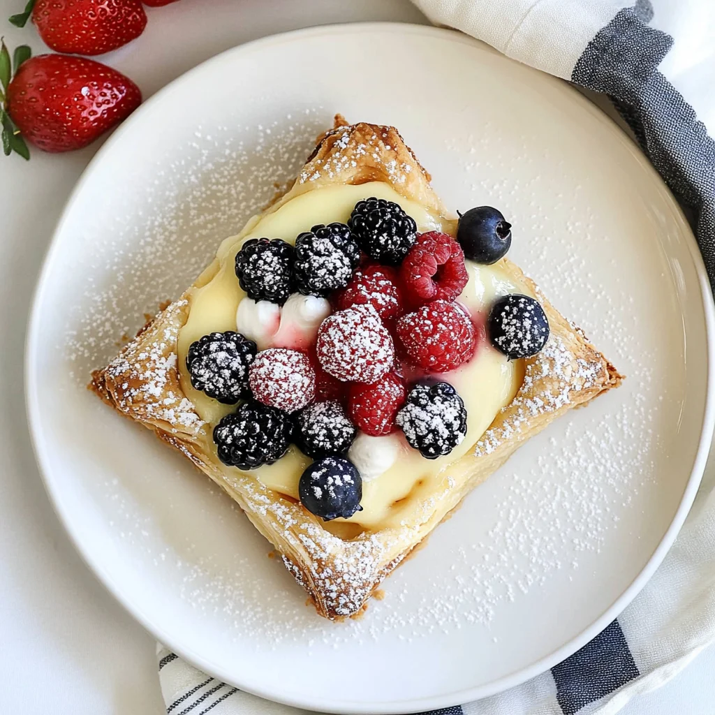 Berry Custard Pastry with Italian Crema Pasticcera: Indul…