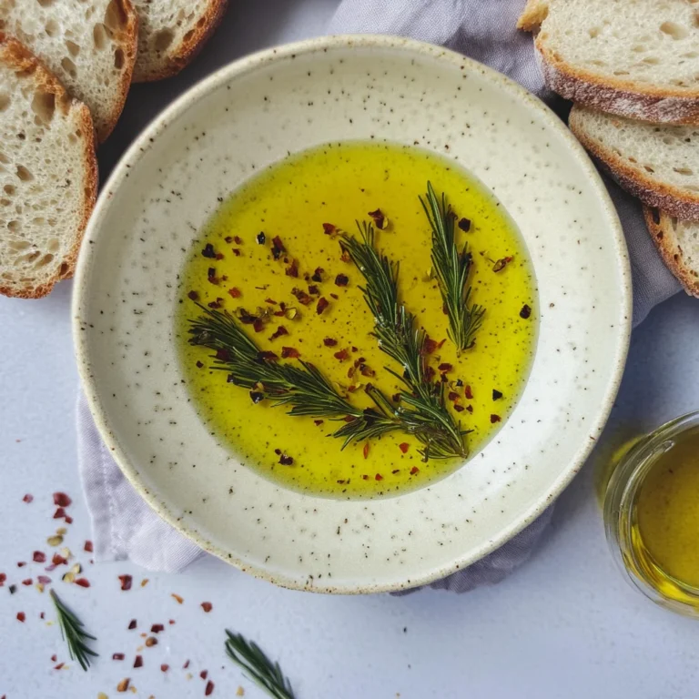 Bread Dipping Oil: Ready in 10 Minutes and Irresistible!
