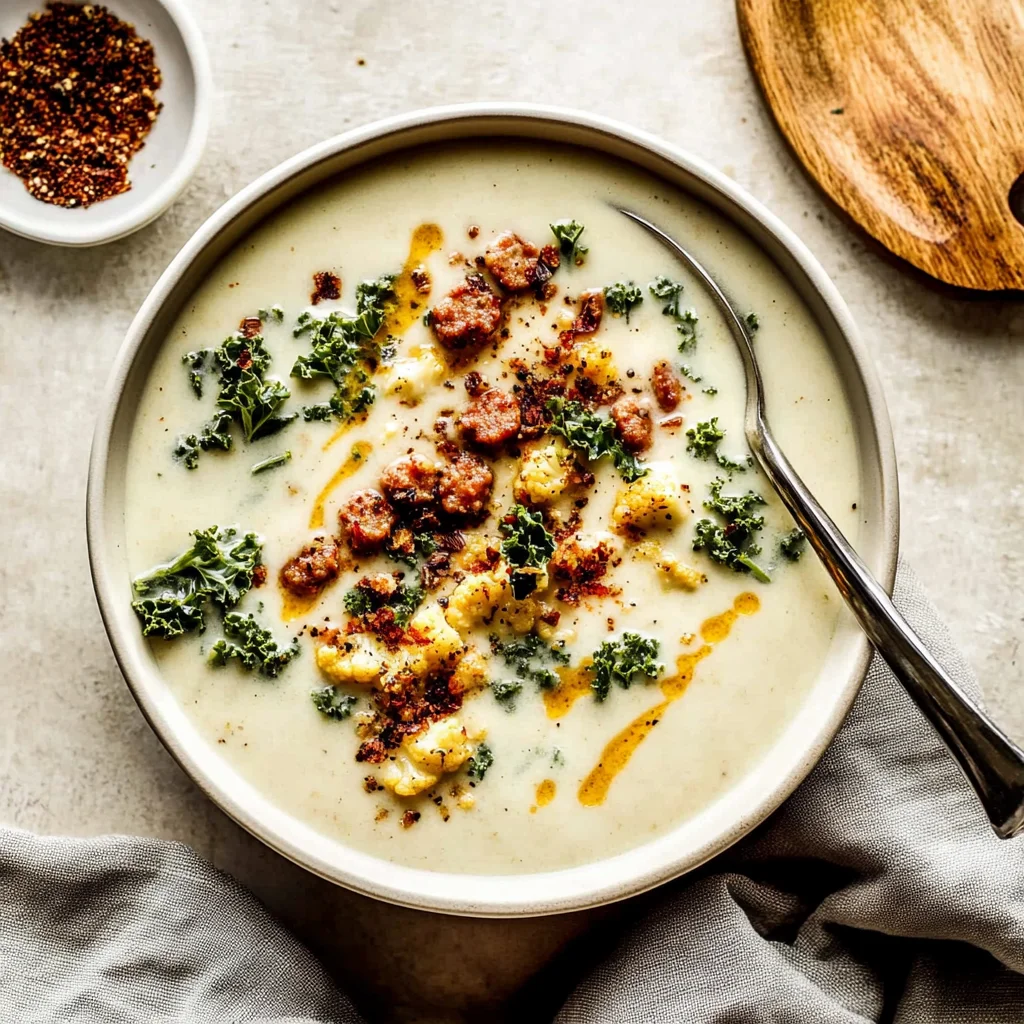 Cauliflower Sausage Kale Soup: Hearty and Nourishing Delight