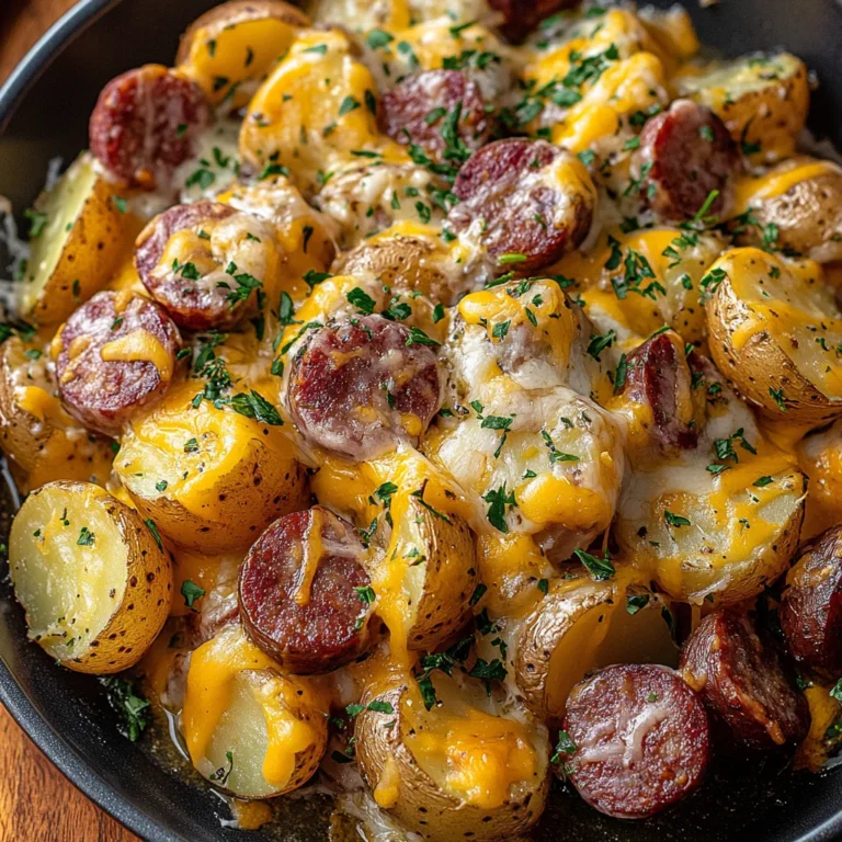 Cheesy Ranch Potatoes and Smoked Sausage: A Flavor Bomb!
