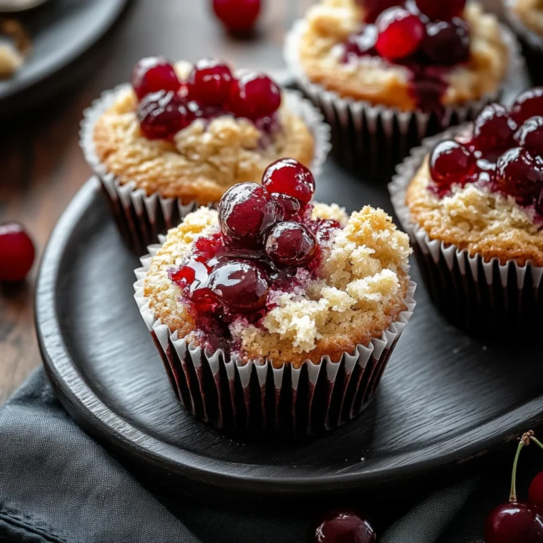 Cherry Cobbler Muffins: Sweet and Satisfying Treats