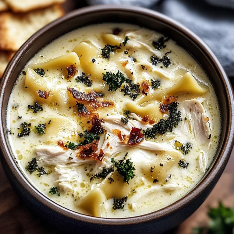 Creamy White Chicken Lasagna Soup: A Cozy Delight