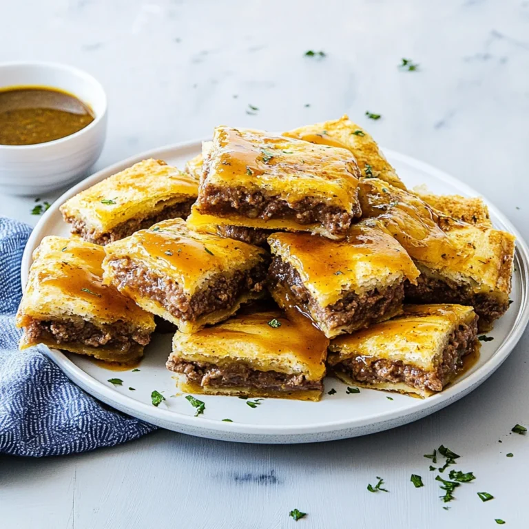 French Dip Squares: Irresistibly Savory & Satisfying