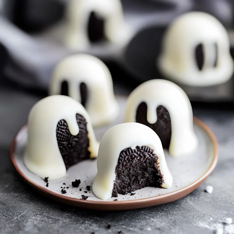 Ghost OREO Ball Truffles: Spookily Delicious Treats