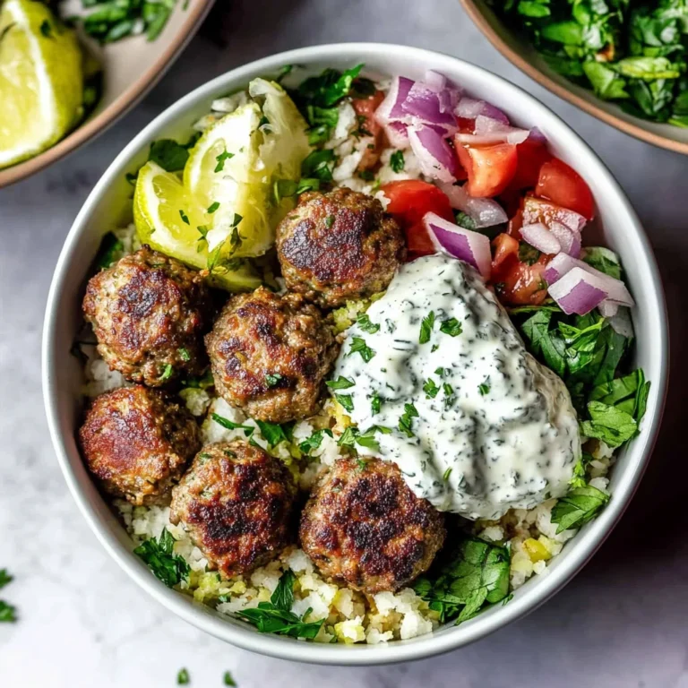 Greek Meatball Bowl: A Flavor Explosion You’ll Love