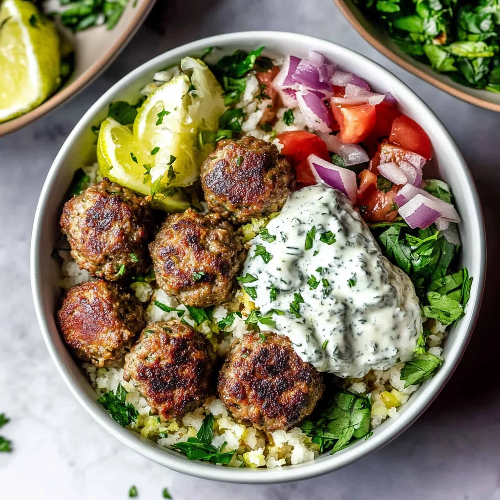 Greek Meatball Bowl: A Flavor Explosion You’ll Love