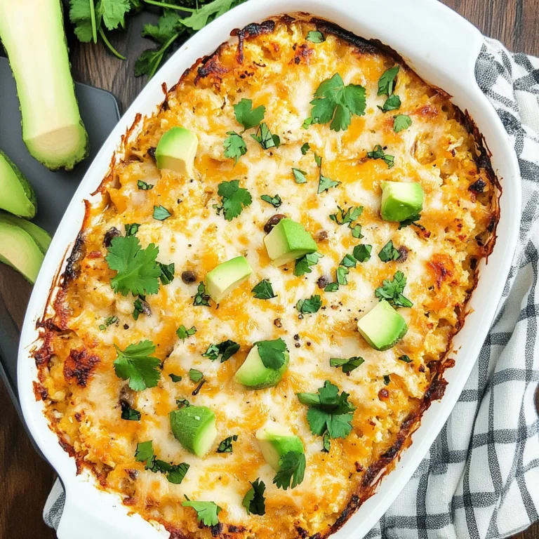 Healthy Chicken Cauliflower Rice Casserole: The Cozy Cass…