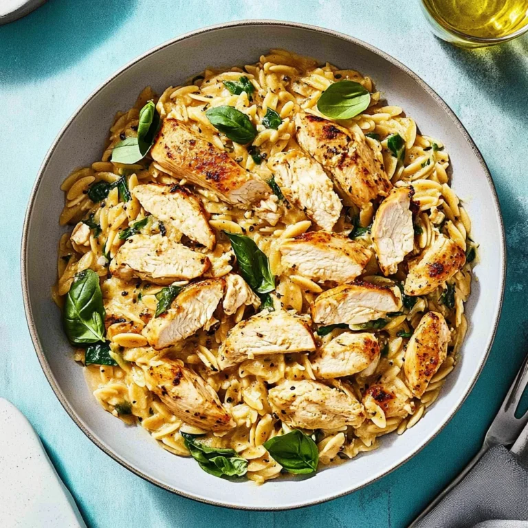 High Protein Mediterranean Chicken Orzo: Flavor-Packed Po…